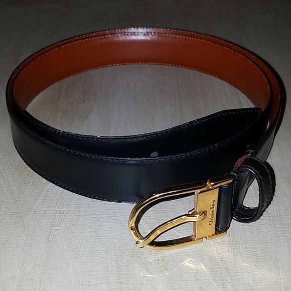 christian dior leather belt